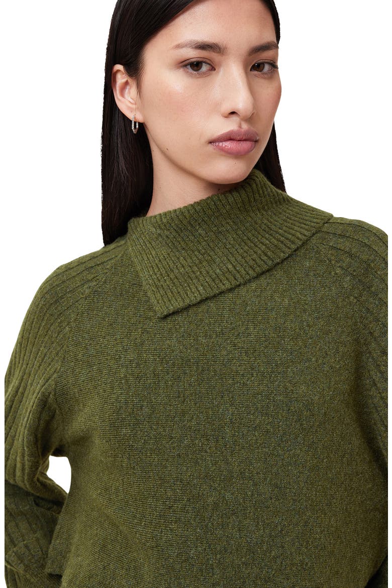Margetta Long Sleeve Sweater & Dress Set, Alternate, color, MOSS GREEN