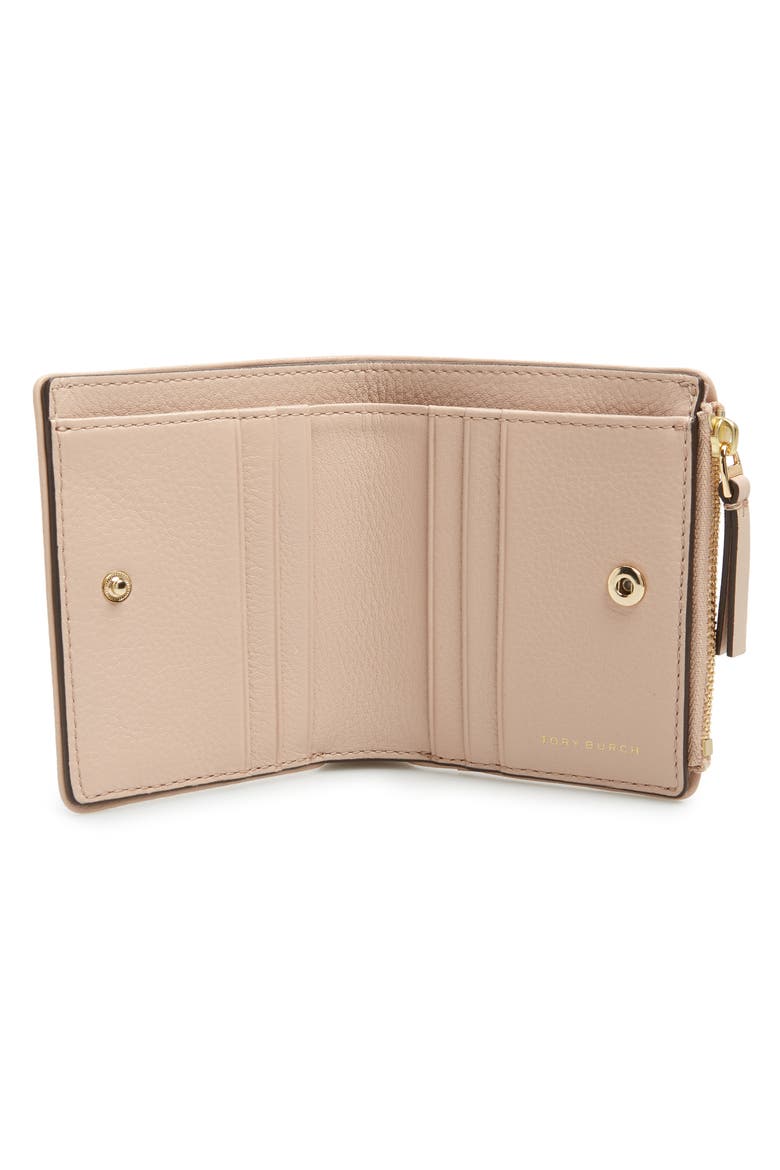 Marsden Leather Mini Wallet, Alternate, color, LIGHT OAK