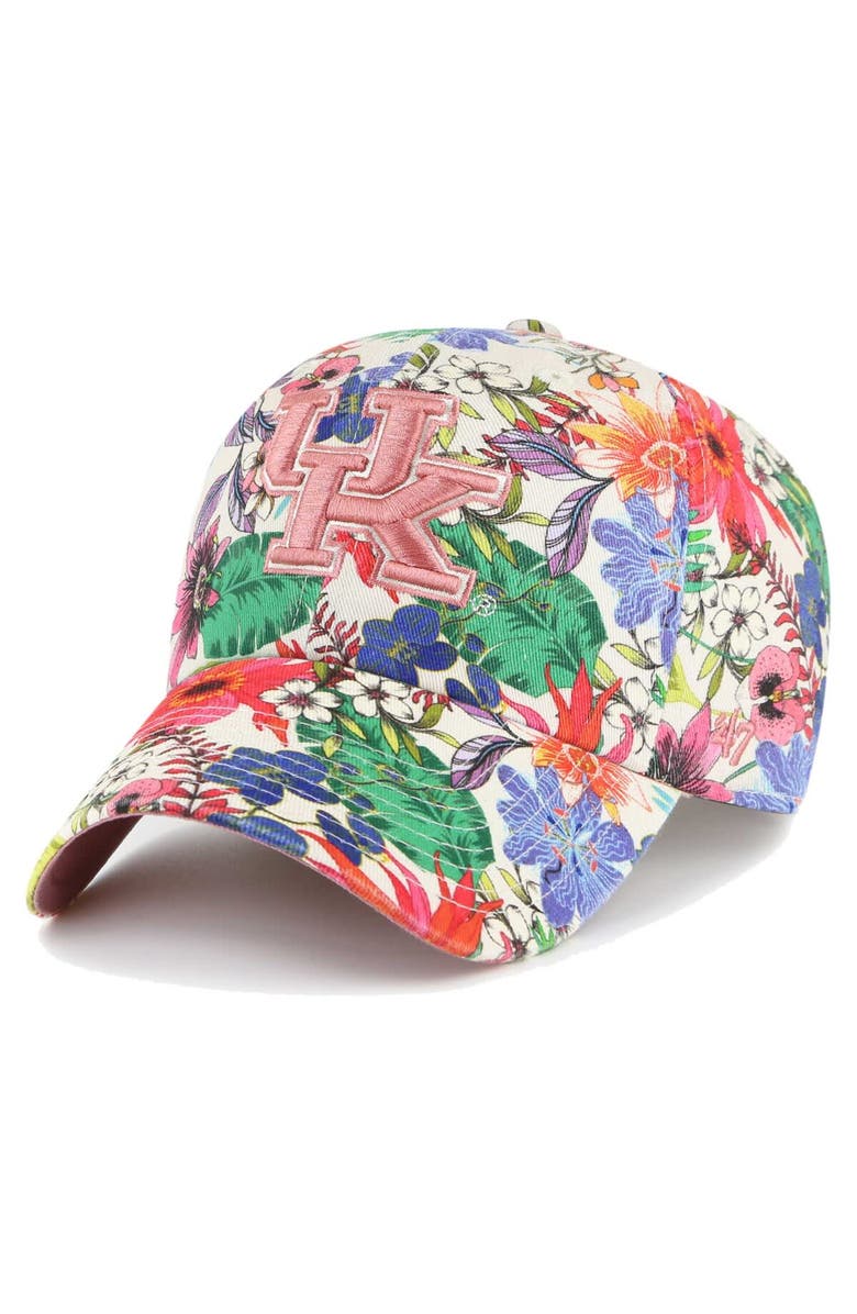 '47 Women's '47 Natural Kentucky Wildcats Pollinator Clean Up Adjustable Hat, Main, color, 