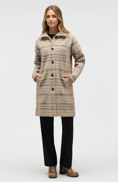 Nvlt Patterned Eyelash Sweater Coat In Neutral