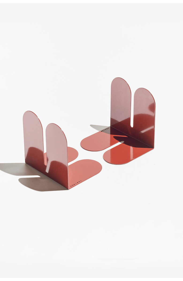 Tortuga Forma Dumbo Bookend Pair Colorful Series, Main, color, Oxblood