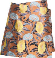 LESET Pam Wrap Miniskirt