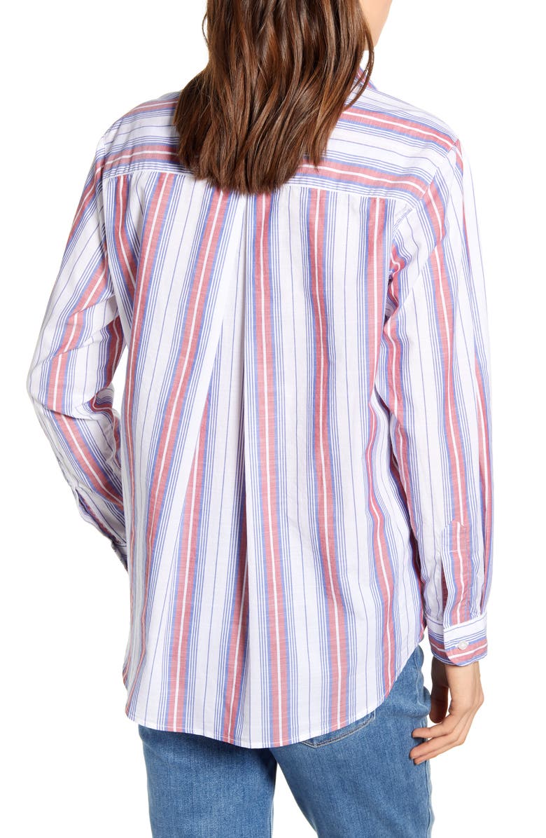 Grayson The Hero Stripe Cotton Shirt, Alternate, color, 
