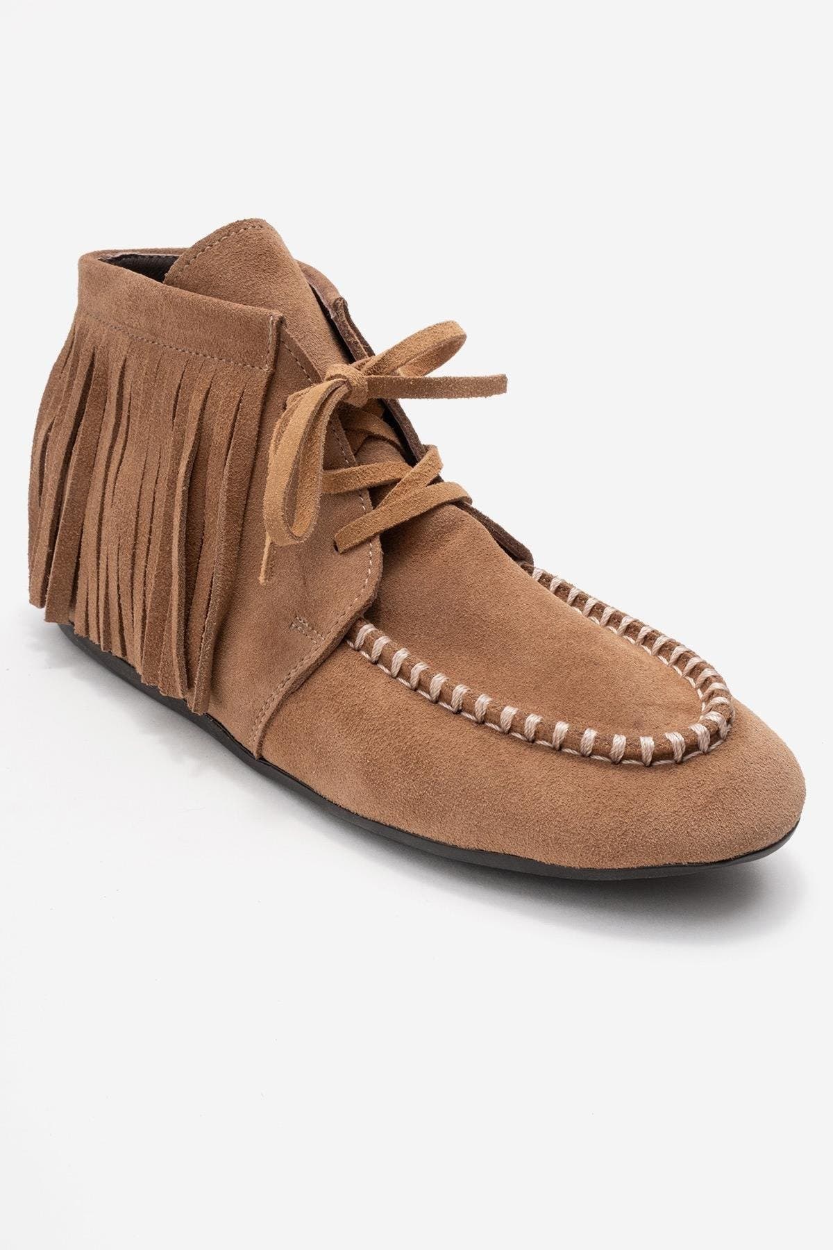  Cognac Suede Leather