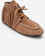 Forever & Always Shoes Raux Leather Ankle Boot