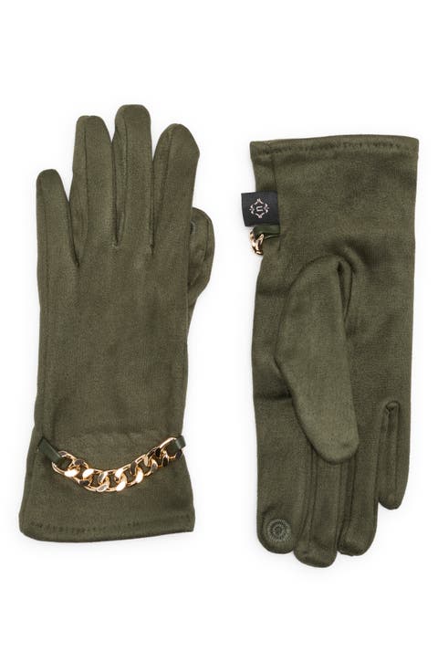 Chain Detail Gloves