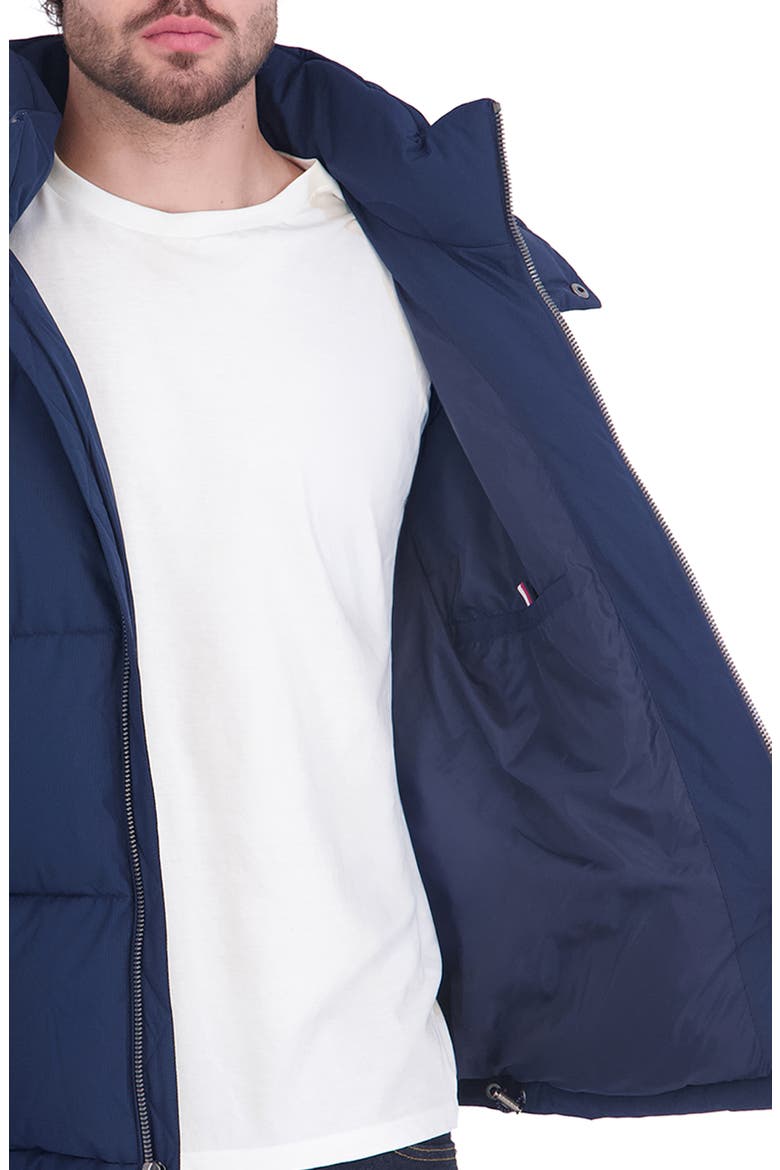 Heavyweight Hooded Puffer Jacket, Alternate, color, NAVY