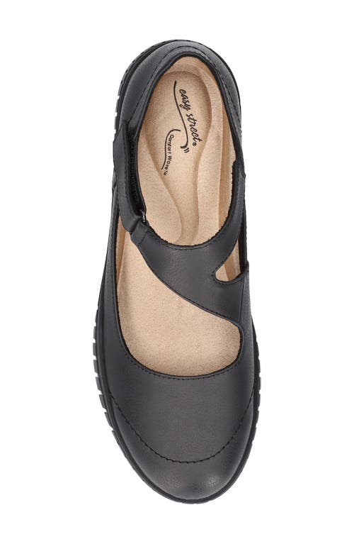 Easy Street Women's Joyful Mary Jane Comfort Flats In Black