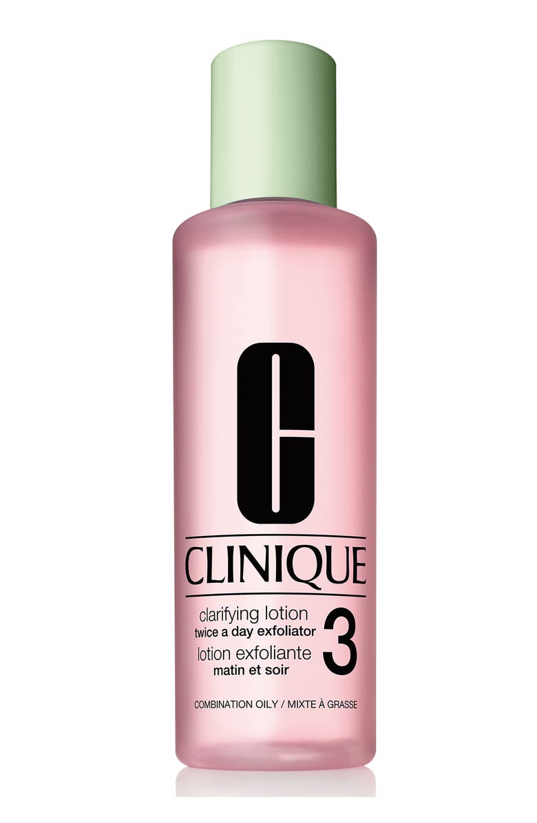 Clinique Jumbo Size Clarifying Face Lotion Toner 3 $38 Value, Main, color,