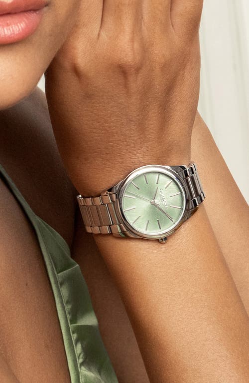 Olivia Burton Glowful Bracelet Watch, 34mm In Green