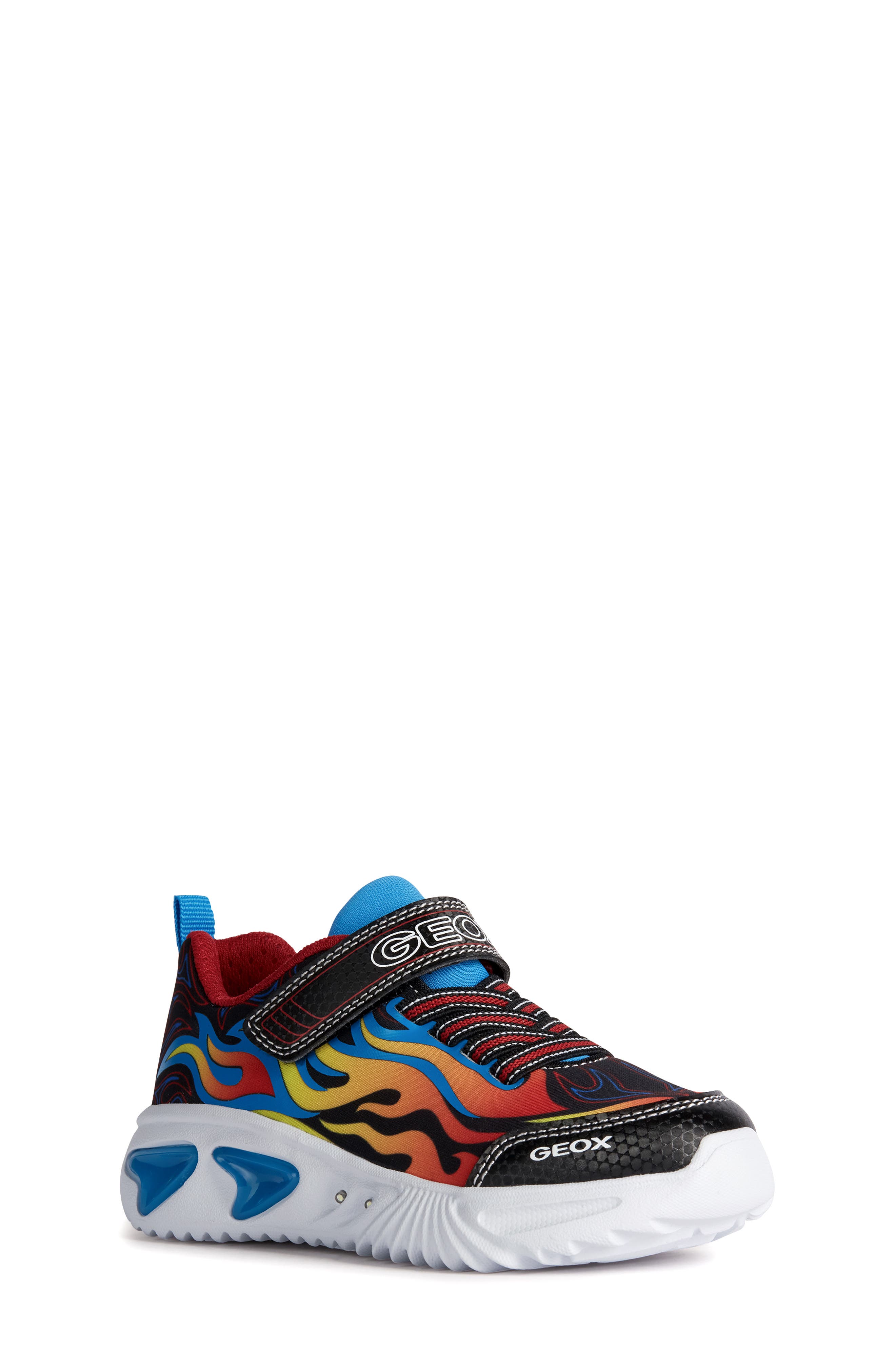 Geox Kids' Assister Light Up Sneaker, Main, color, 