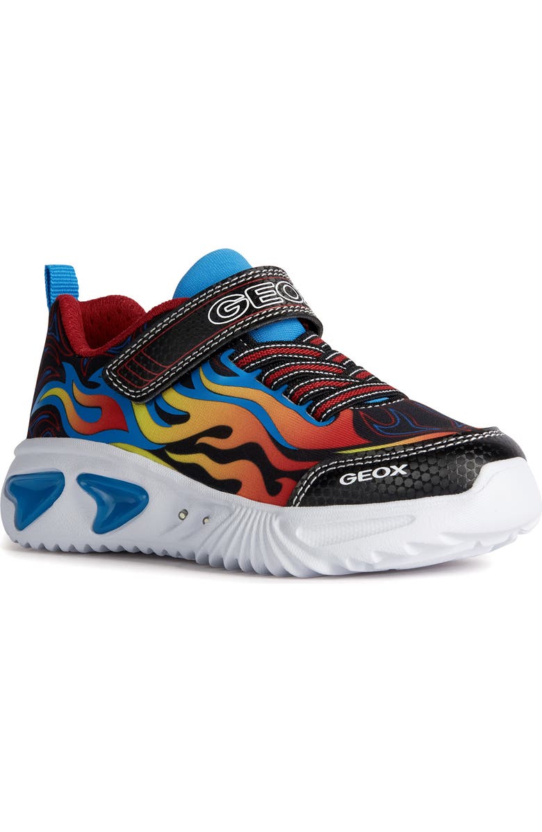 Geox Kids' Assister Light Up Sneaker, Main, color,
