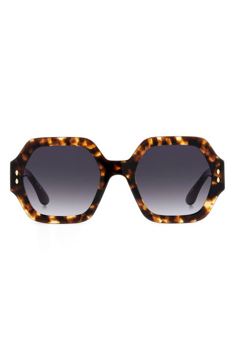 53mm Square Sunglasses