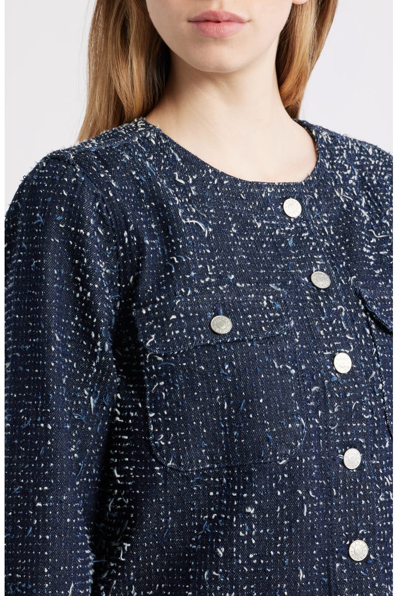 Capistrano Denim Tweed Jacket, Alternate, color, DENIM TWEED