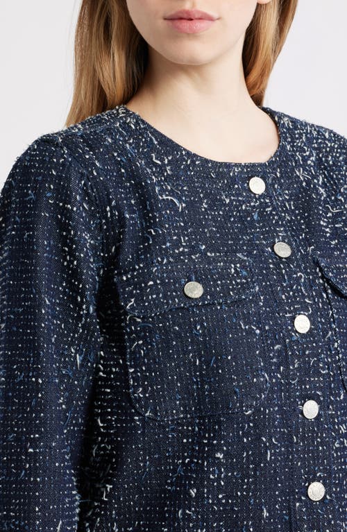 Rails Capistrano Denim Tweed Jacket In Blue