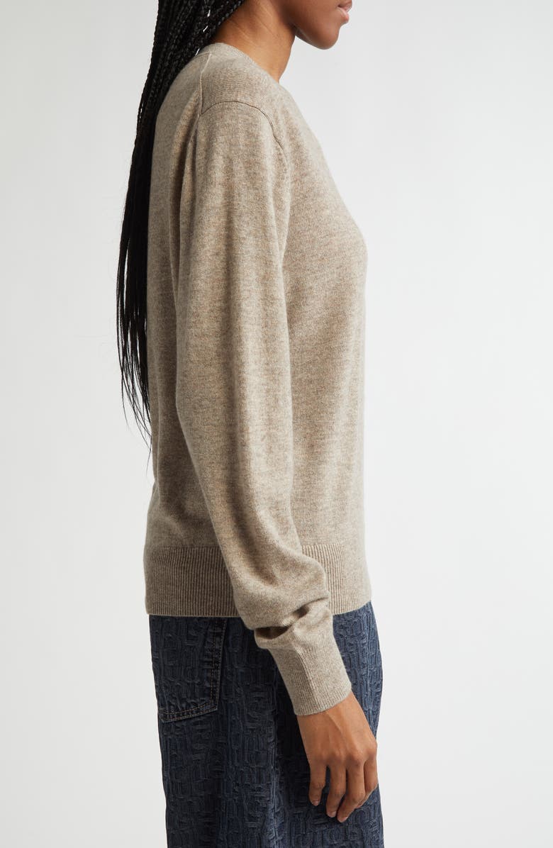 Acne Studios Wool & Yak Hair Sweater, Alternate, color, Greige Melange Drn