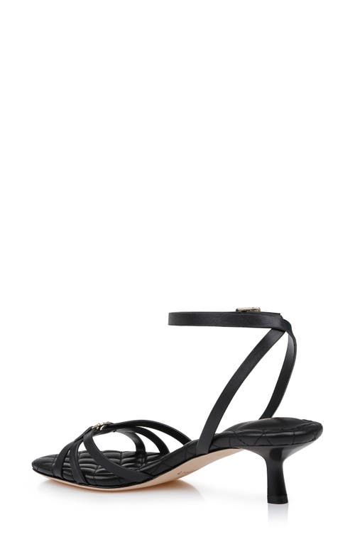 L AGENCE L'AGENCE GENETTE ANKLE STRAP KITTEN HEEL SANDAL