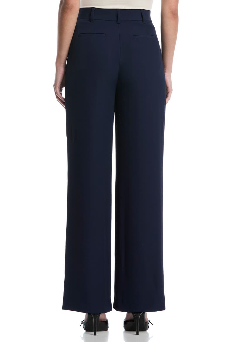 Extended Tab Pleated Pants, Alternate, color, PEACOAT