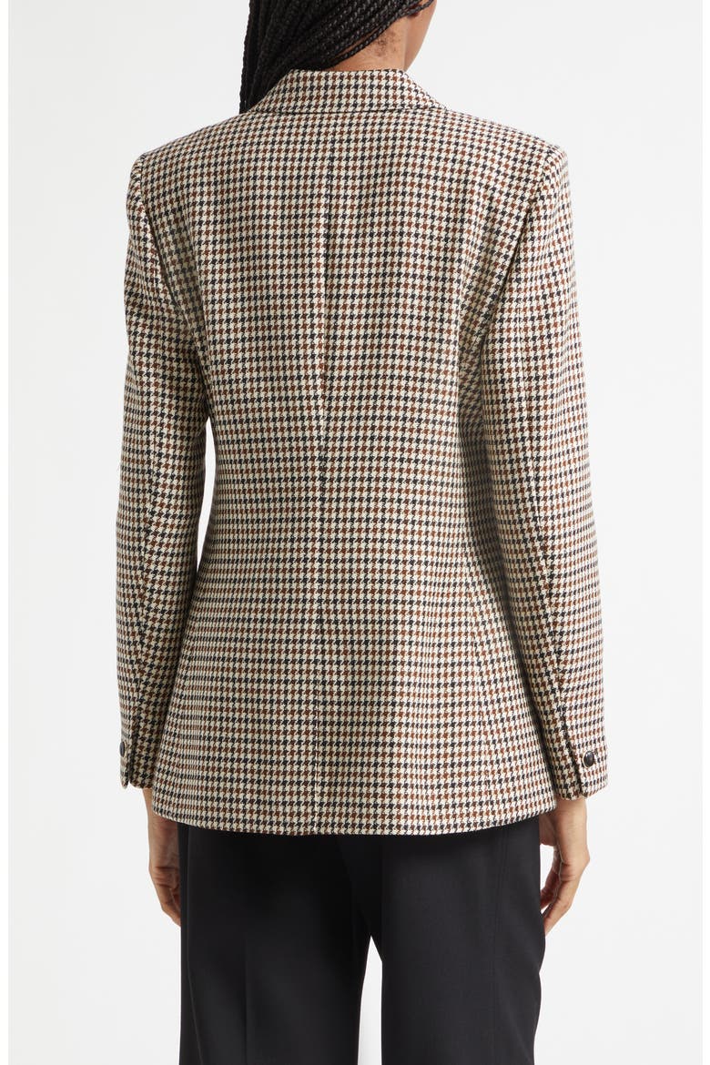 Solene Houndstooth Check Wool Blend Jacket, Alternate, color, NEUTRAL CHECK