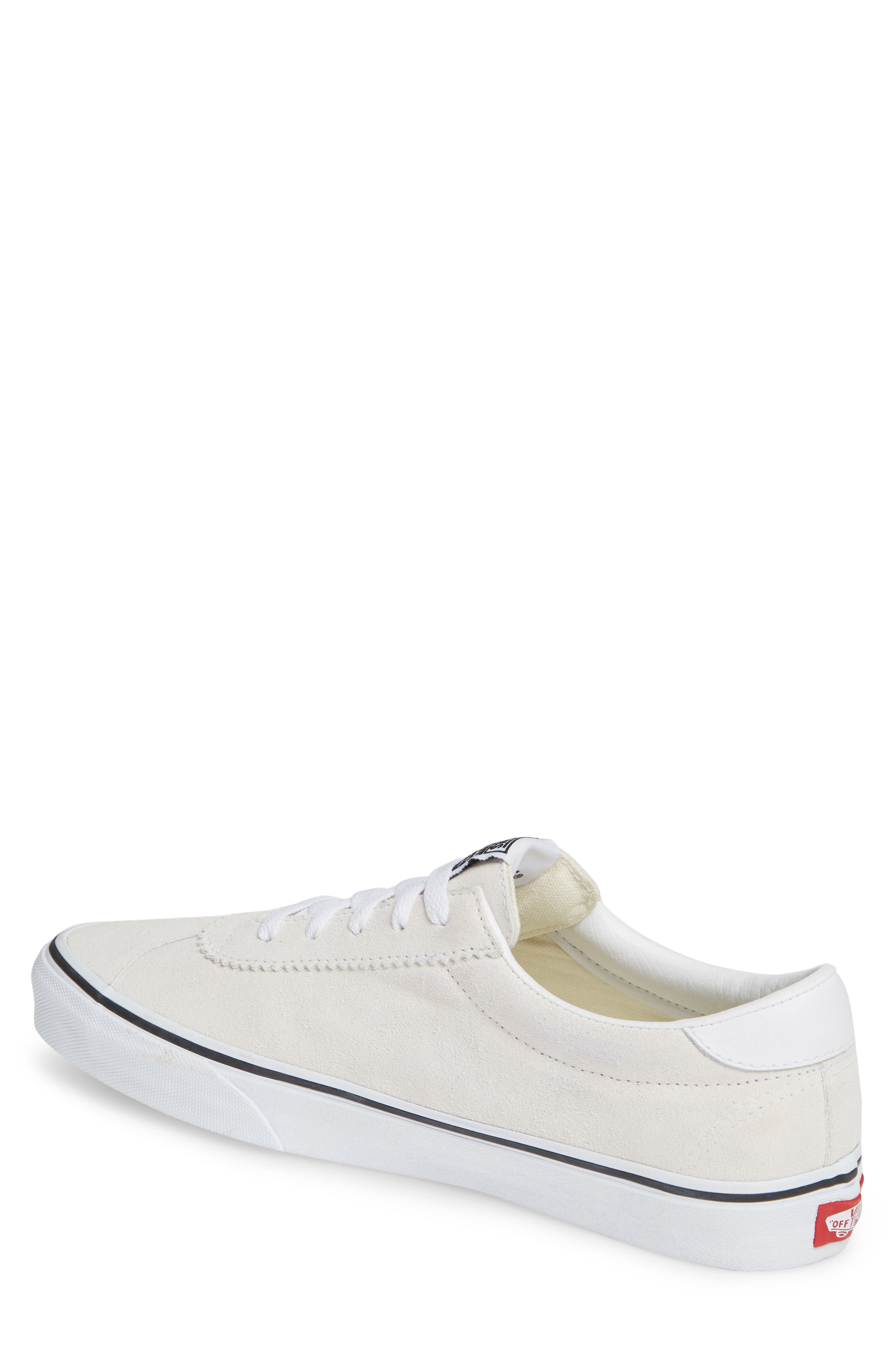Sport Sneaker, Alternate, color, WHITE SUEDE