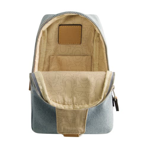 True Religion Stitched Horseshoe Sling In Blue