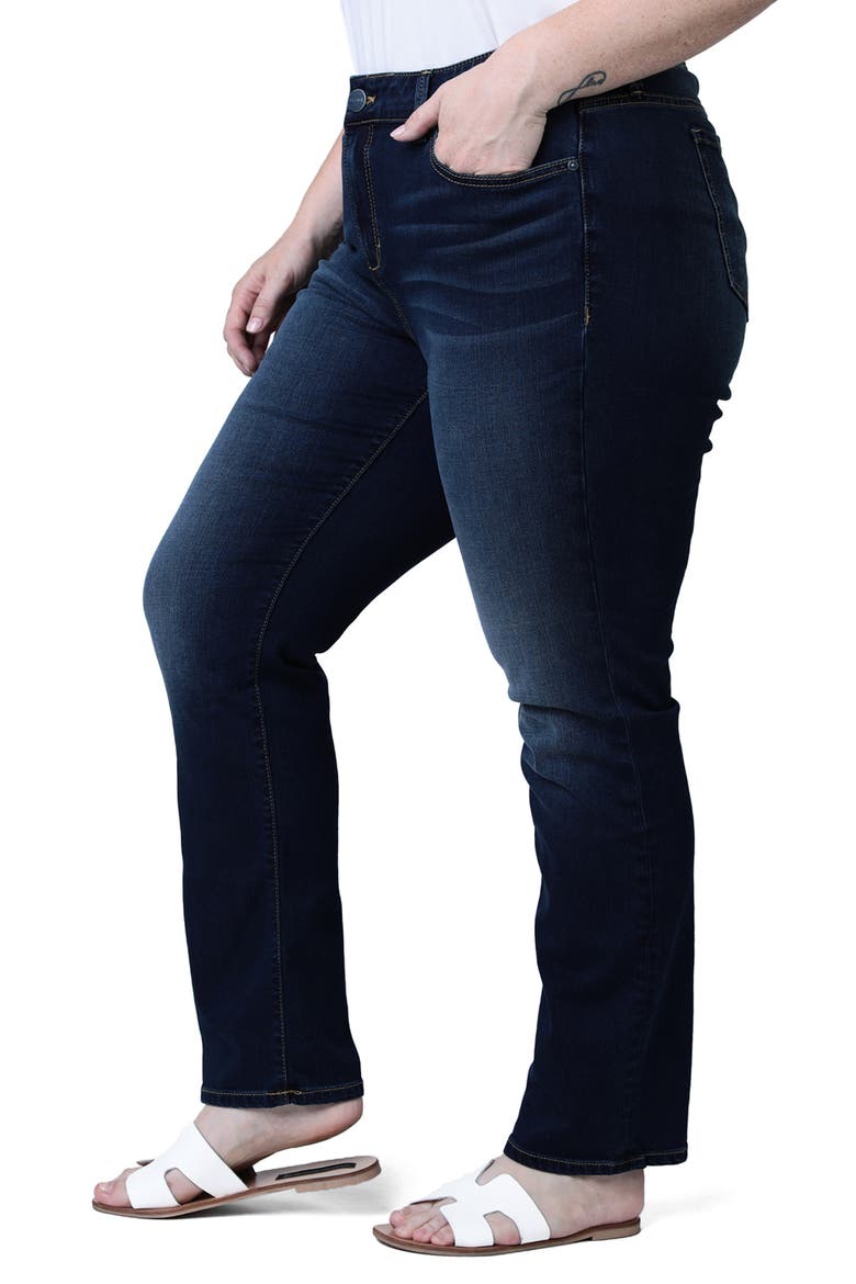 High Waist Straight Leg Jeans, Alternate, color, GABY