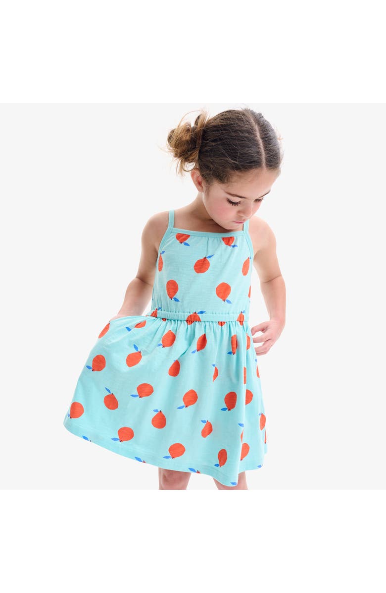 Primary Kids Sundress In Citrus Burst, Alternate, color, Mist Clementines