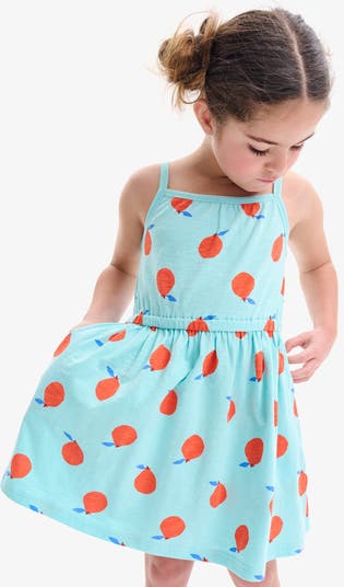 Kids Sundress In Citrus Burst