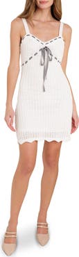 FLYING TOMATO Knit Mini Sundress