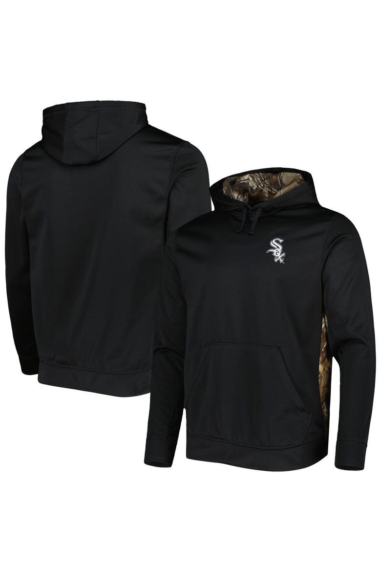 Men's Dunbrooke Black/Camo Chicago White Sox Ranger Pullover Hoodie, Main, color, Black