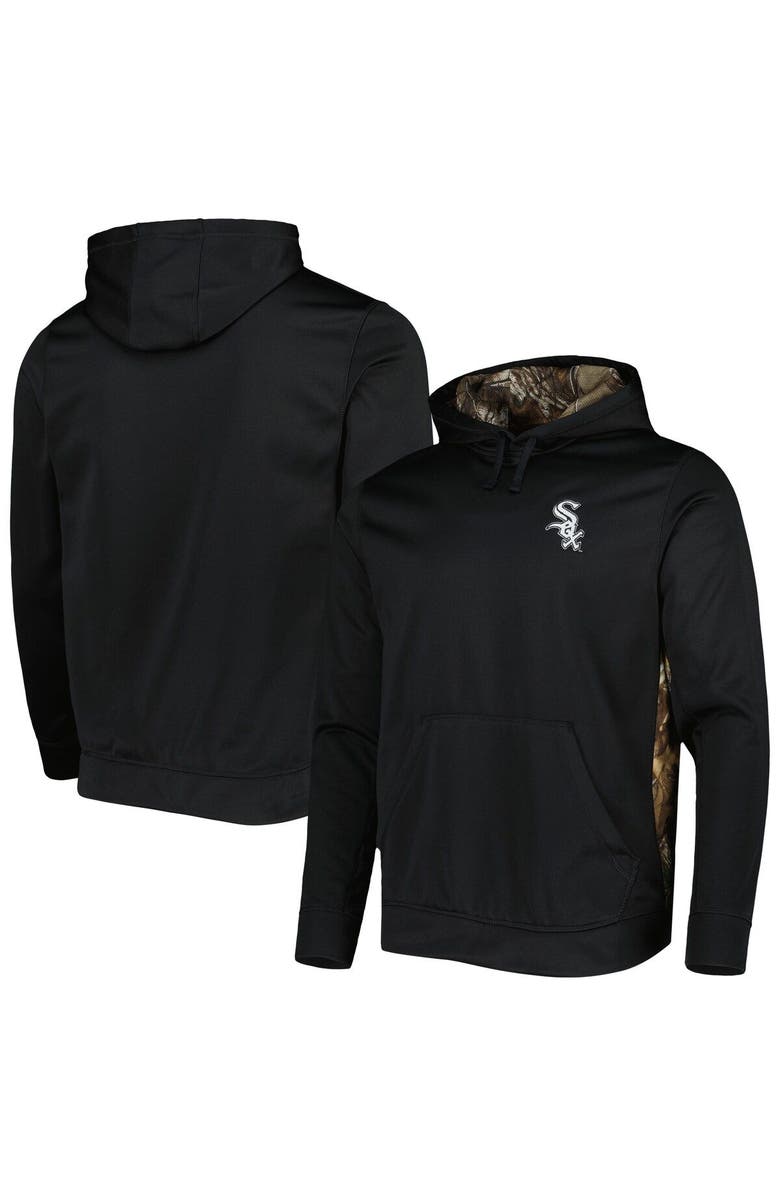 DUNBROOKE Men's Dunbrooke Black/Camo Chicago White Sox Ranger Pullover Hoodie, Main, color,