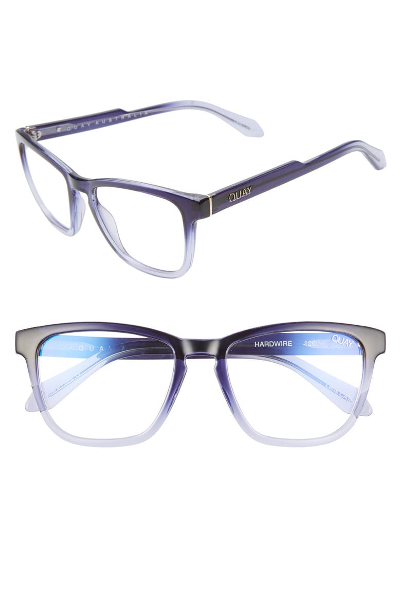 Hardwire 54mm Blue Light Filtering Glasses, Alternate, color, NAVY FADE