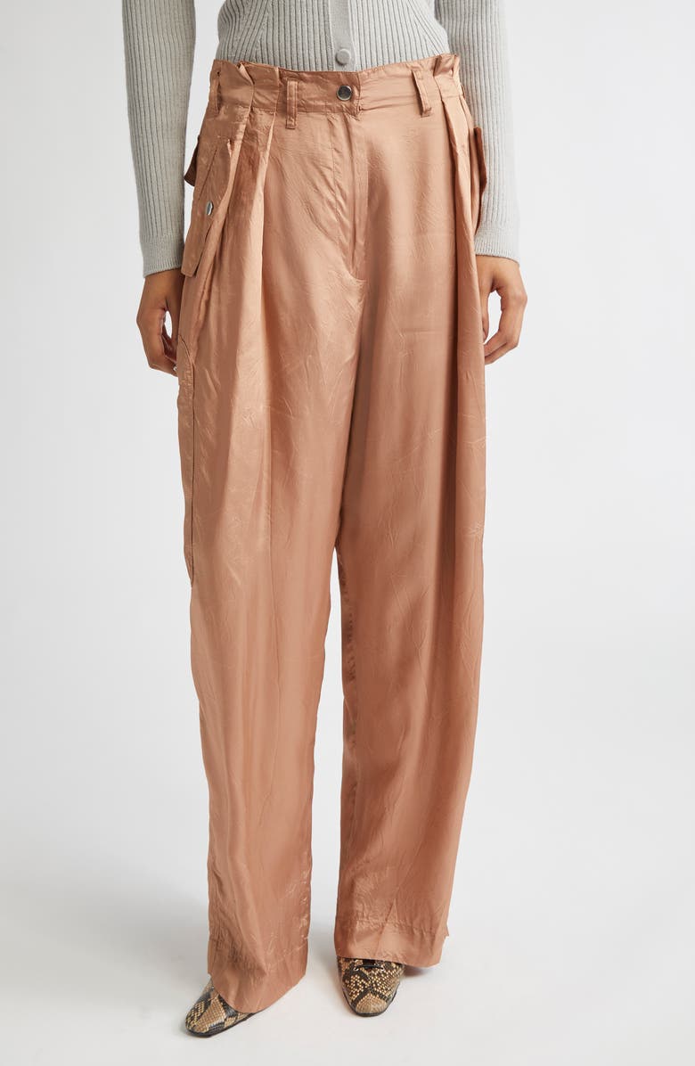 パンツ DRIES VAN NOTEN Loose Fit Cargo Pants Dries Van Noten Loose Fit Satin Cargo Pants | Nordstrom