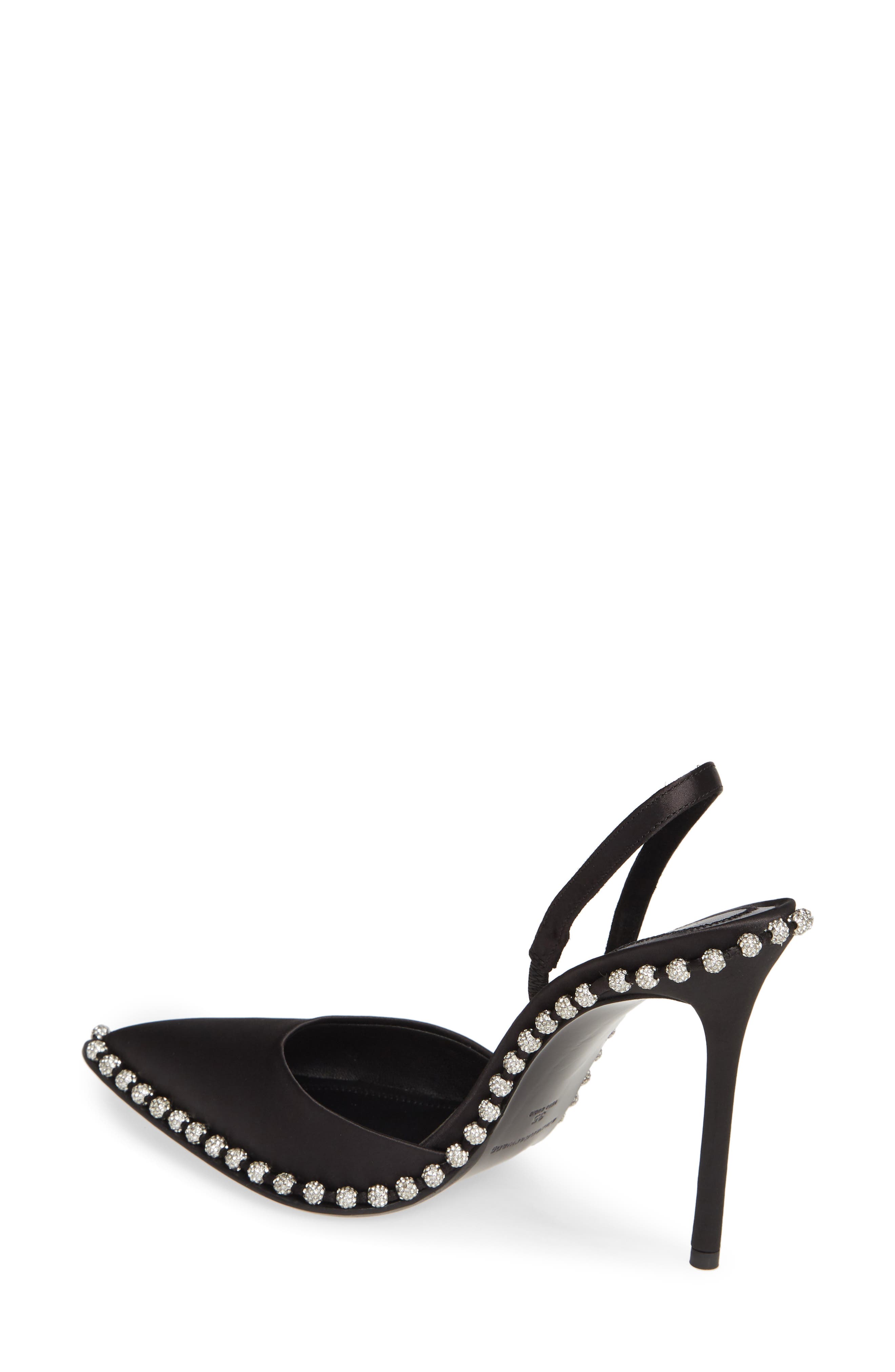 Alexander Wang Rina Crystal Chain Slingback Pump, Alternate, color, 