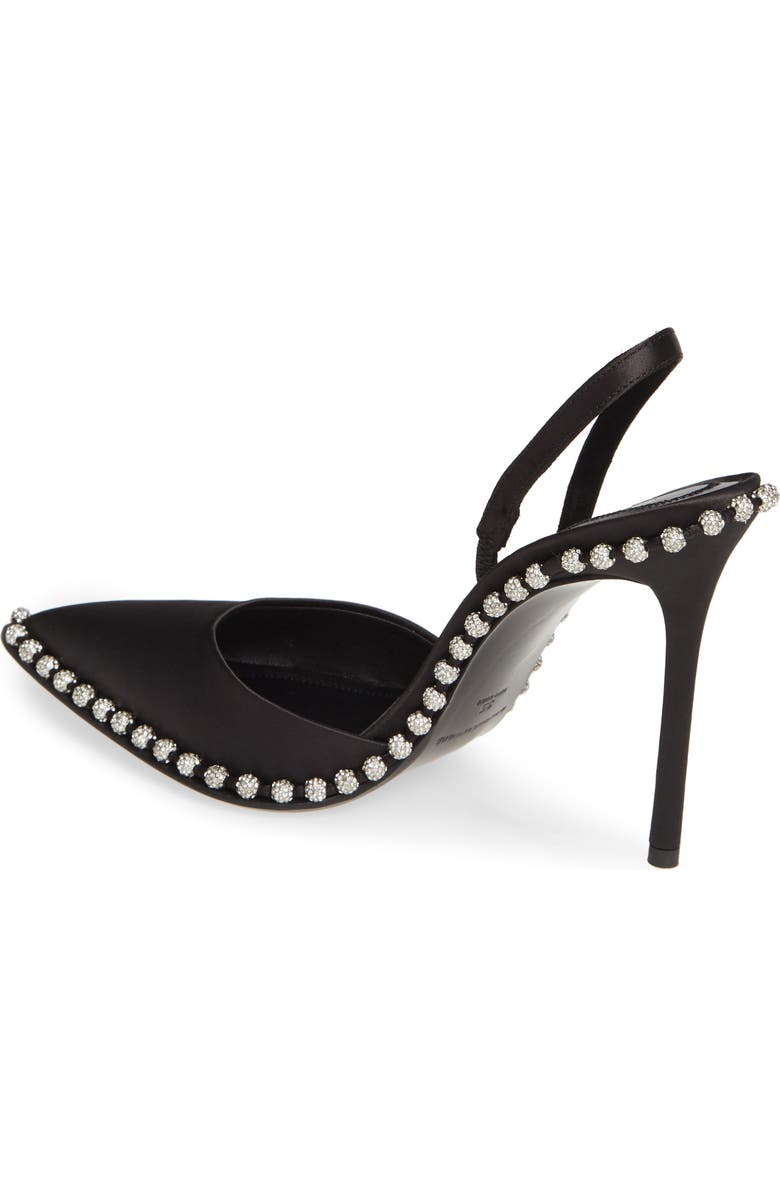 Alexander Wang Rina Crystal Chain Slingback Pump, Alternate, color,