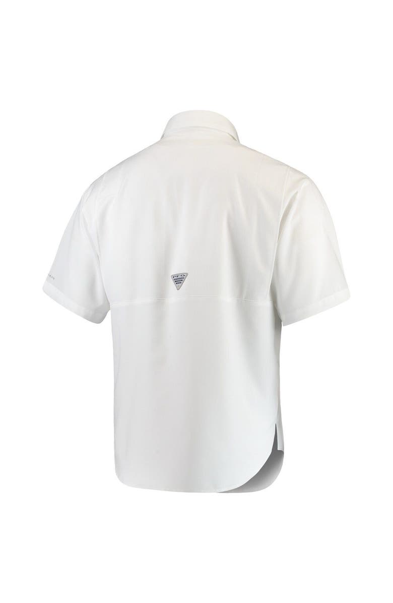 Columbia Men's Columbia White Alabama Crimson Tide PFG Tamiami Shirt, Alternate, color, White