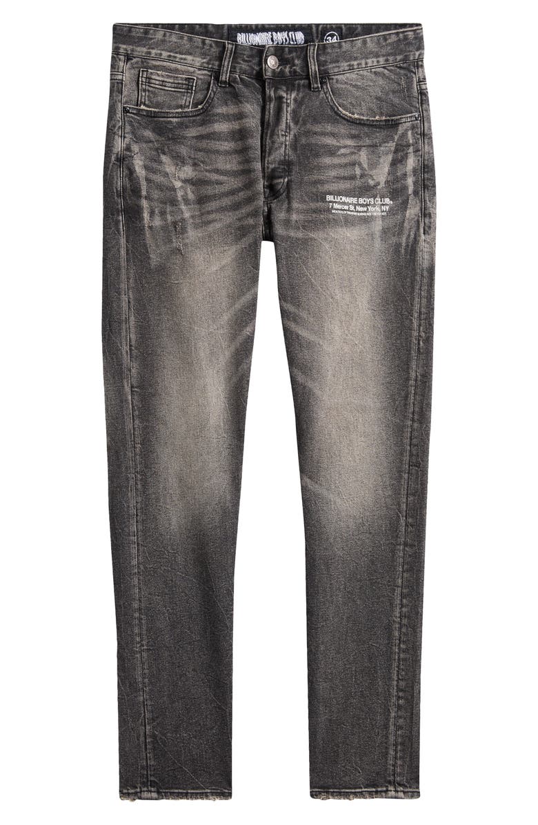 Billionaire Boys Club BB Trek Slim Fit Distressed Jeans, Alternate, color, Skye