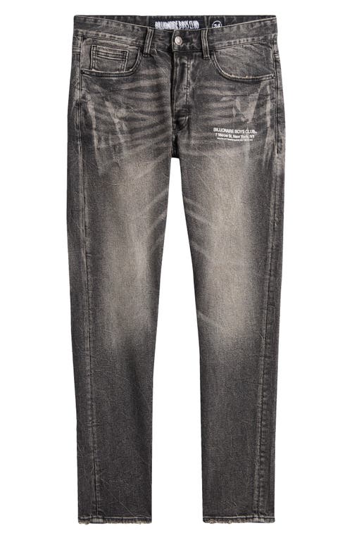 Billionaire Boys Club Bb Trek Slim Fit Distressed Jeans In Gray