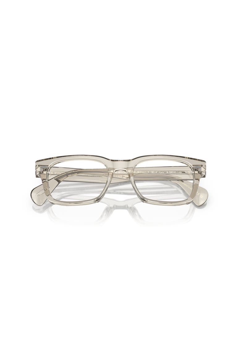 54mm Square optical glasses, Alternate, color, Grey