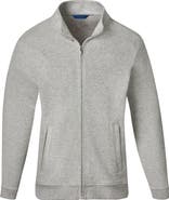 David Donahue Cotton Blend Zip-Up Jacket