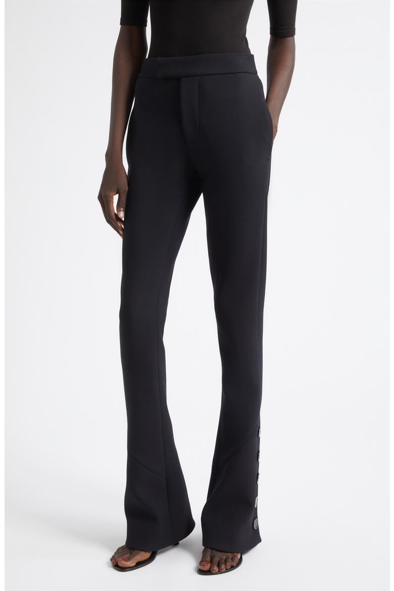 Althea Straight Leg Bi-Stretch Pants, Main, color, BLACK