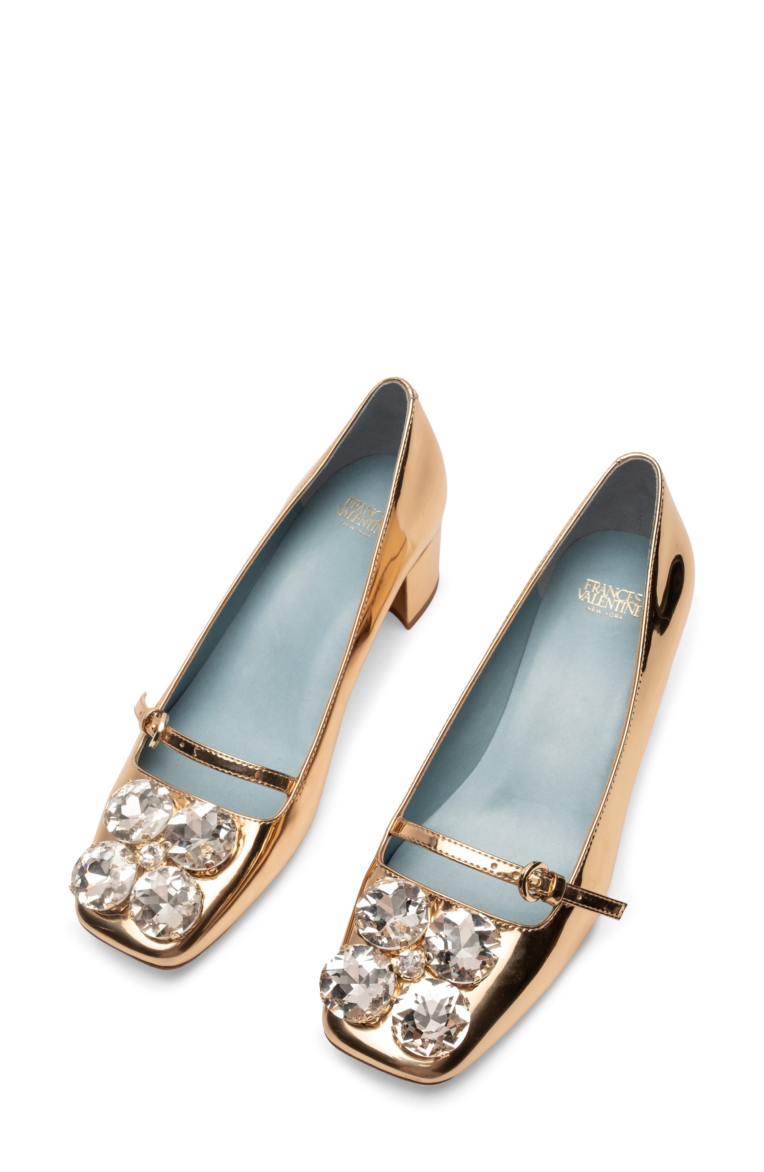 Josephine Faux Leather Mary Jane Pump, Alternate, color, GOLD