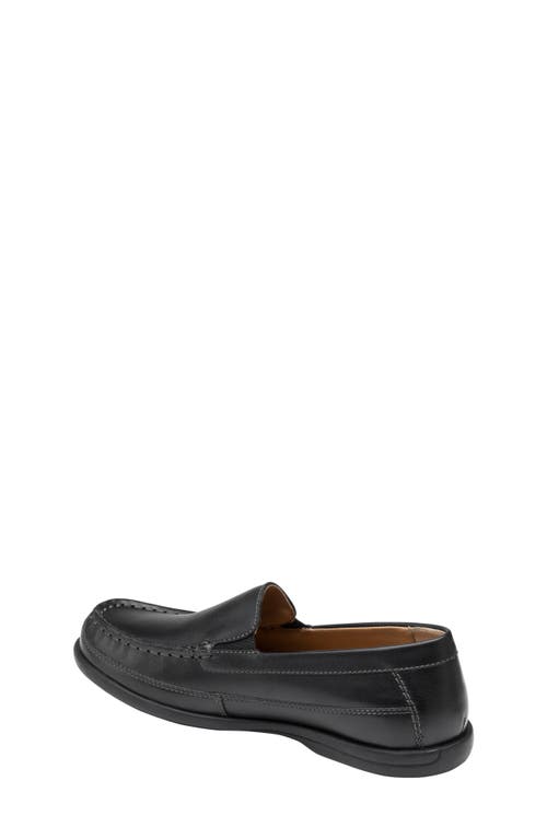 Johnston & Murphy Locklin Venetian Loafer In Black Leather