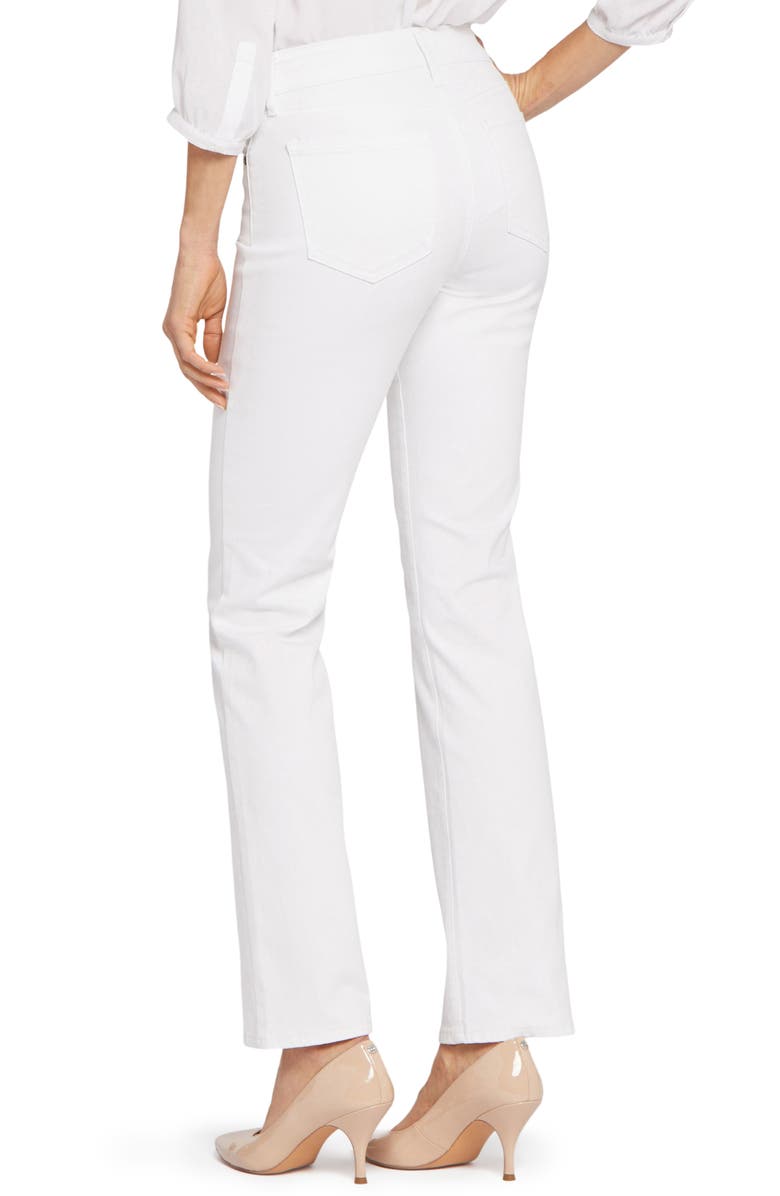 NYDJ Marilyn Straight Leg Jeans, Alternate, color, Optic White