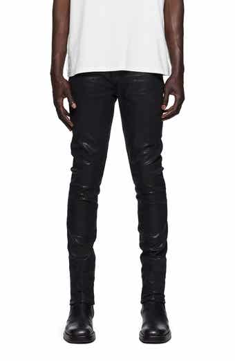PURPLE BRAND Coated Skinny Jeans