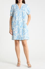 JMCLAUGHLIN Gianna Linen Tunic Dress