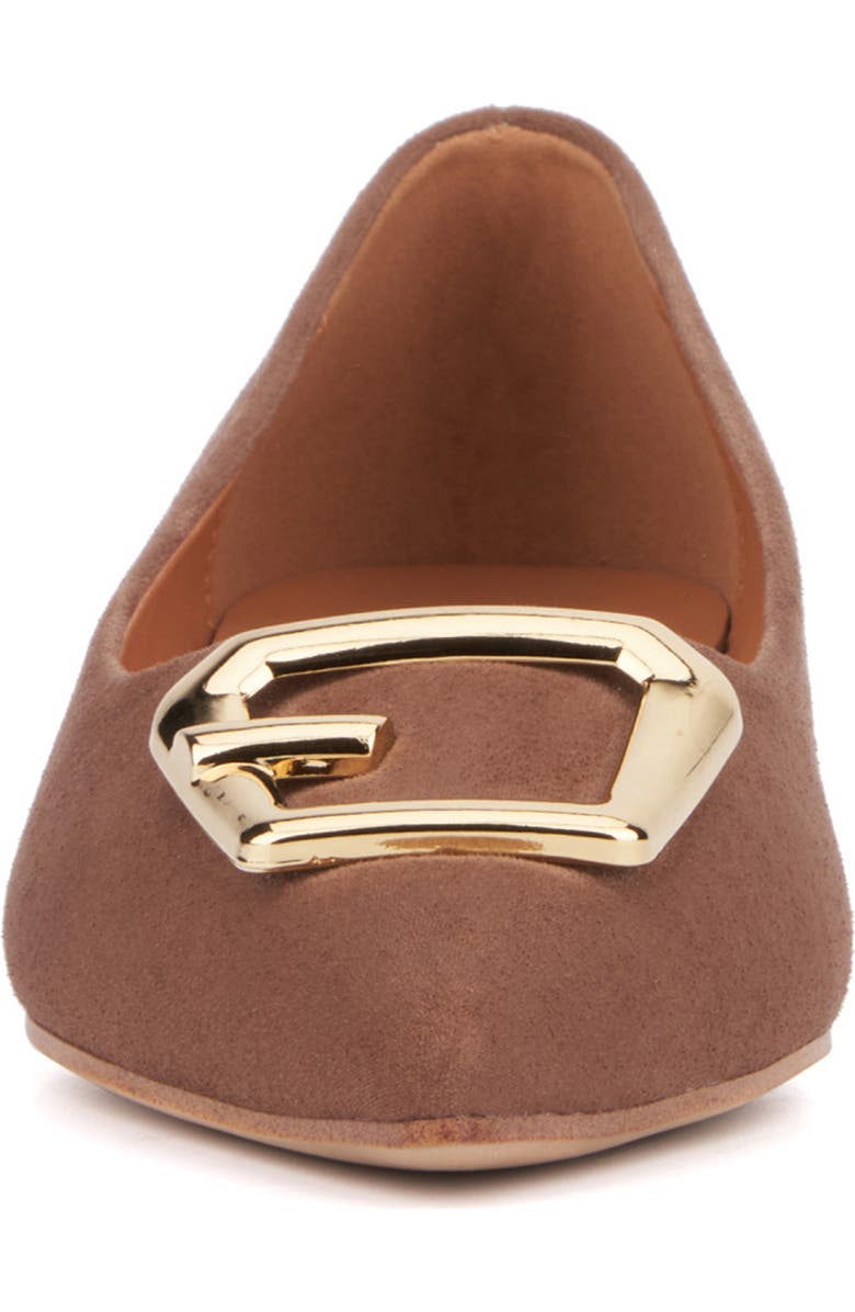 TORGEIS Hartwell Pointed Toe Flat, Alternate, color, Taupe