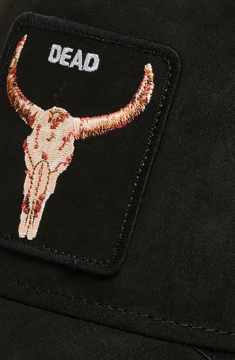 Goorin Bros. The Suede Patch Snapback Trucker Hat, Alternate, color, 