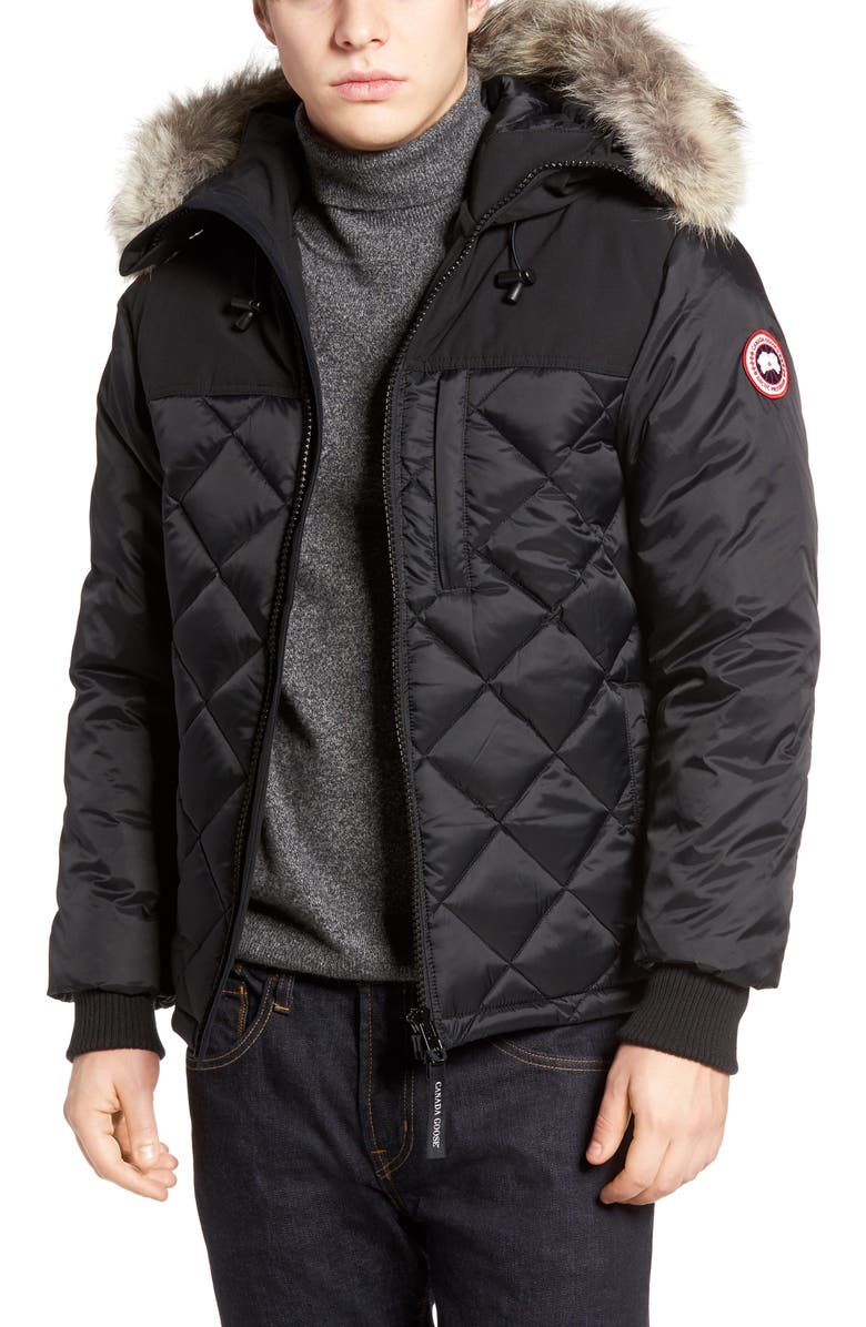 Canada Goose Pritchard Genuine Coyote Fur Trim Goose Down Parka, Main, color, 