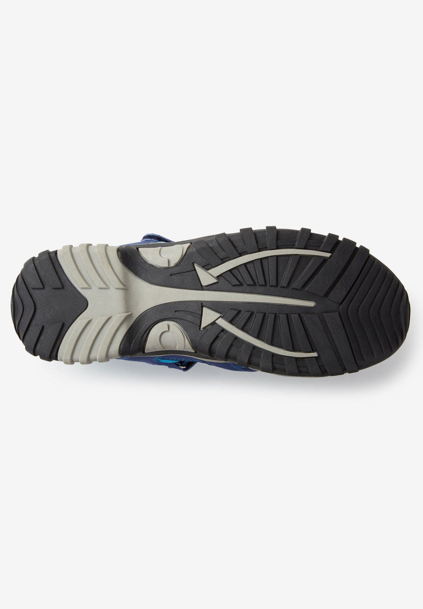 KingSize Sport Sandal, Alternate, color, Black Grey